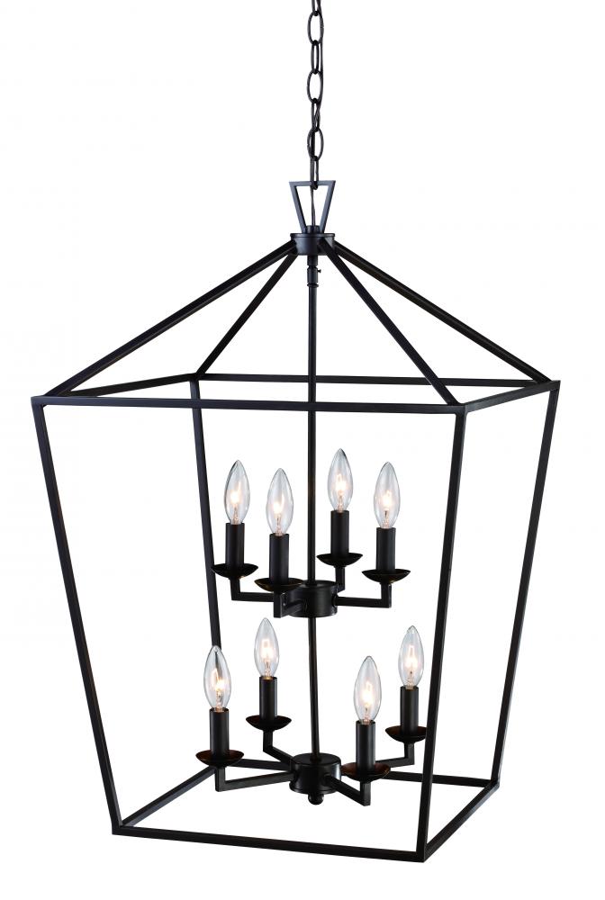 8LT PENDANT-BIRD CAGE-ROB